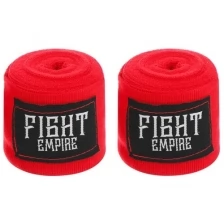 Бинт боксерский эластичный FIGHT EMPIRE 4 м, цвет красный 4763320