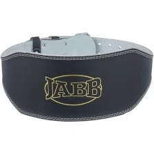 Пояс для т/а (широкий) Harper Gym JE-2622 черный нат.кожа L