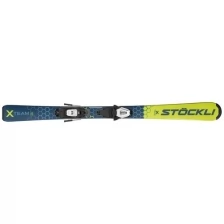 Горные лыжи Stockli X-Team + C5 J75 Black/White (100-120) (21/22) (120)