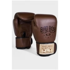 Боксерские перчатки Bad Boy Heritage Thai Boxing Gloves коричневый 14 унций