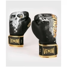 Боксерские перчатки Venum Skull Black 10 унций