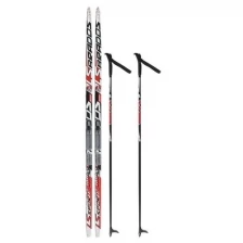 Бренд ЦСТ Комплект лыжный бренд ЦСТ 160/120 (+/-5 см), крепление NNN, цвет микс