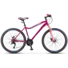 Велосипед 26 Stels Miss 5000 D (рама 18) (гидравлика) V020 Фиолетовый/розовый