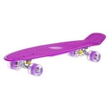 Скейтборд пластиковый детский фиолетовый. арт. IT106628