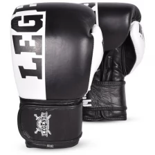 Боксерские перчатки Legenda B&W Edition Black/White 12 унций