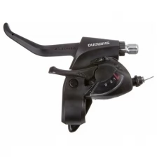 Шифтер/Тормозная ручка Shimano Tourney ST-EF41, левый, 3 скорости, цв. черный