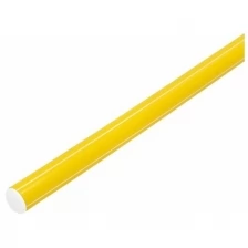 Палка гимнастическая 80 см, цвет жёлтый
