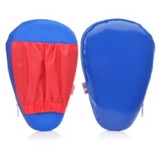 Набор для бокса лапа боксерская 27х18,5*4 см. синий+красный