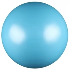 Мяч для художественной гимнастики, силикон, металлик, 15 см, 300 г, AB2803, цвет голубой./В упаковке шт: 1