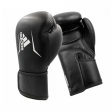 Боксерские перчатки Adidas Перчатки боксерские adidas Speed 175 черно-белые 12 унций