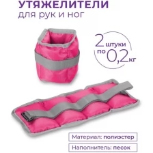 Утяжелители классика SM-148 Черный 2*0,2 кг