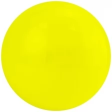 Мяч для художественной гимнастики MADE IN RUSSIA однотонный AG-19-04, диам. 19 см, ПВХ, желтый