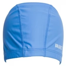 Шапочка для плавания BRADEX текстильная покрытая полиуретаном, синяя