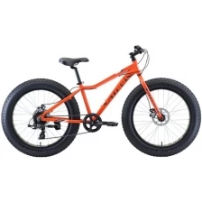 Подростковый велосипед STARK Rocket Fat 24.2 D 2020, оранжевый, рама One size