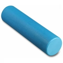 Ролик массажный для йоги INDIGO Foam roll IN022 Голубой 60*15 см