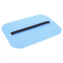 Коврик-сидушка с креплением на резинке, 35 х 25 см, толщина 10 мм, цвет синий