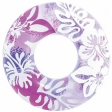 Круг надувной CLEAR COLOR 91 см до 60 кг Цвет Фиолетовый