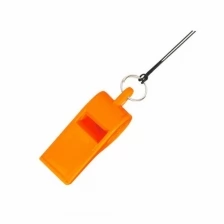Свисток пласт. с шариком MIKASA WH-10 ORG , оранжевый