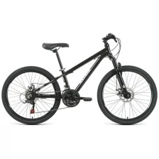 Подростковый велосипед Altair 24 Disc, год 2021, ростовка 11,5, цвет Черный-Белый