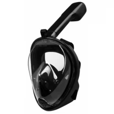 Подводная маска для снорклинга с креплением для экшн-камеры, размер L/XL, черный
