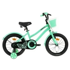 Велосипед двухколесный детский Graffiti колеса 16 дюймов, Flower, светло-зеленый (7461792)