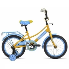 Велосипед FORWARD Azure 16-20г. (желтый-голубой)
