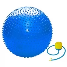 Мяч массажный диаметр 65 см шип по всей площади антивзрыв насос в комплекте