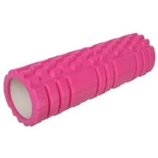 Роллер для йоги 30 х 10 см, массажный, цвет розовый