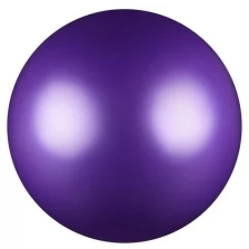 Мяч для художественной гимнастики силикон Металлик 300 г, AB2803, Фиолетовый, 15 см 4240959