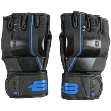 Перчатки для ММА Boybo B-series, черно-синии (S)