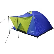 Палатка 3-местная Virtey Hillfort-3/210х210х130/ Палатка туристическая 3 местная двухслойная/тент для рыбалки/шатер для похода