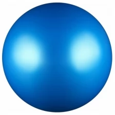 Мяч для художественной гимнастики, силикон, металлик, 15 см 300 г, AB2803, цвет синий