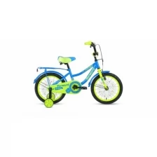 Велосипед FORWARD Funky 16-21г. (голубой-ярко-зеленый)