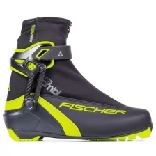 Лыжные ботинки Fischer RC5 Combi S18519 NNN (черный/салатовый) 2019-2020 42 EU