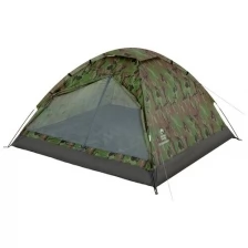 Палатка двухместная JUNGLE CAMP Fisherman 2, цвет: камуфляж