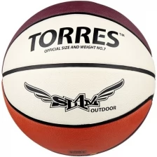 TORRES Мяч баскетбольный Torres Slam, B00067, размер 7