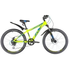 Велосипед Novatrack Extreme, зеленый, 24, рама 11