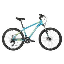 Подростковый велосипед Stinger Caiman 24 D Microshift, год 2021, ростовка 12, цвет Синий