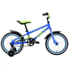 Велосипед Welt Dingo 16 2021 Blue/Acid Green (Дюйм:8)