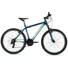 Велосипед горный хардтейл Dewolf 2022 Ridly 10 26, 20, metallic dark blue/light blue/white