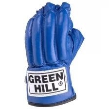 Перчатки снарядные GREEN HILL ROYAL CMR-2076, шингарты, кожа, синий, размер S