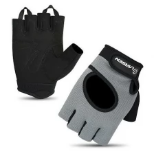 Перчатки для фитнеса Larsen 16-8344 black/grey S