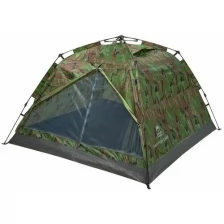 Палатка двухместная JUNGLE CAMP Easy Tent Camo 3, цвет: зеленый/серый