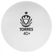 Мячи для настольного тенниса 1* . Torres Training , 6 шт., размер 40 мм , белый