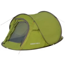 Палатка двухместная JUNGLE CAMP Moment Plus 3, цвет: зеленый
