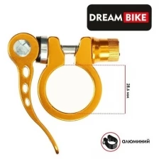 Dream Bike Хомут подседельный Dream Bike 28,6 цвет золотистый
