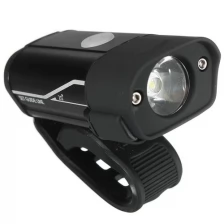 Велосипедный фонарь передний KMS EXPERT 5239 черная алюмин. супер яркий на руль, аккумуляторный