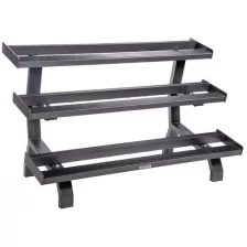 Стойка для гантелей RUS15500, на 15 пар, размеры ШГВ 143x65х87, Profi-Fit