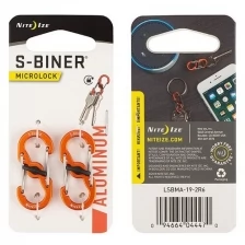 Карабин Nite-Ize карабин алюминевый S-Biner MicroLock (LSBMA-19-2R6)