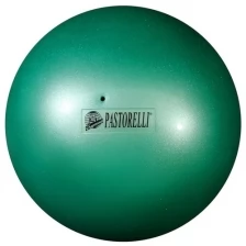 Мяч гимнастический Pastorelli New Generation, 18 см, FIG, цвет малайзийское море